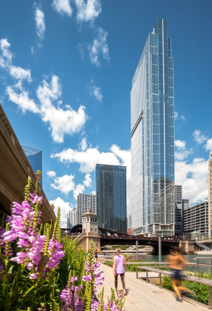 Wolf Point East, an Iconic Apartment Tower Above the Chicago River, Hits 95% Leased