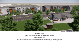 STANDARD COMMUNITIES MAKES FIRST INVESTMENT IN MICHIGAN WITH GROUND UP AFFORDABLE COMMUNITY IN KALAMAZOO